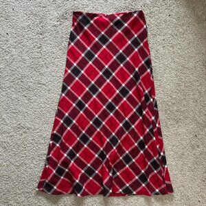 Women's vintage red skirt